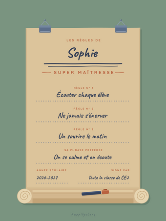 Les règles d'une super maîtresse