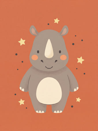 Affiche Rhinocéros