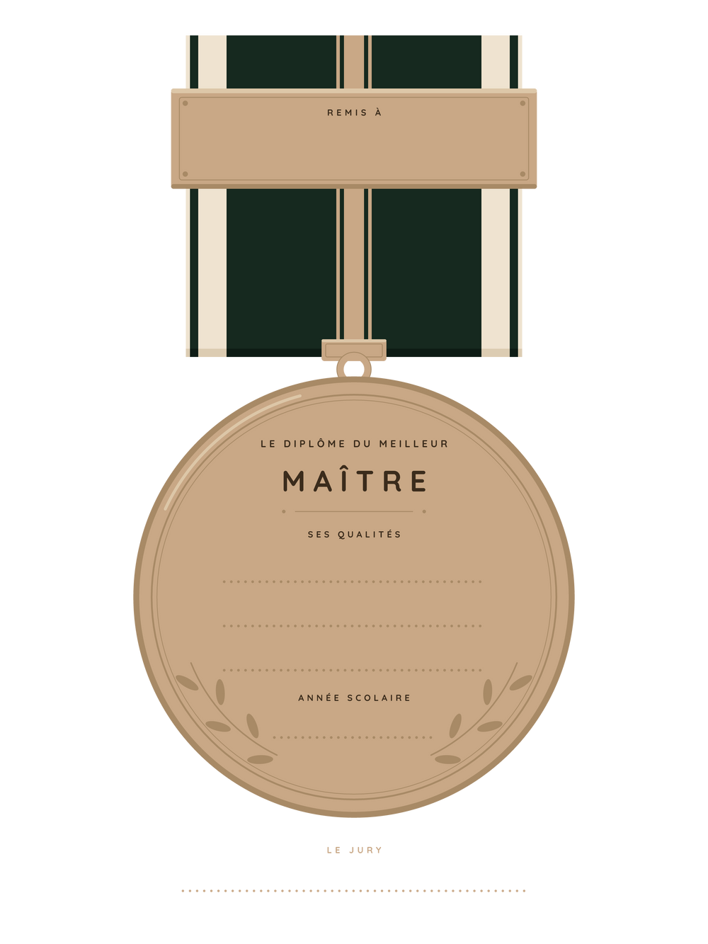 Le diplôme du meilleur maître