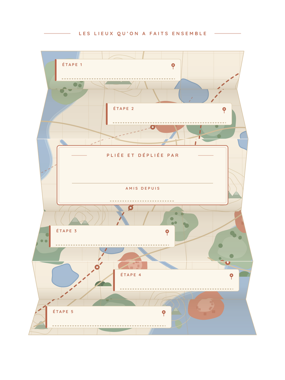 La carte de nos aventures