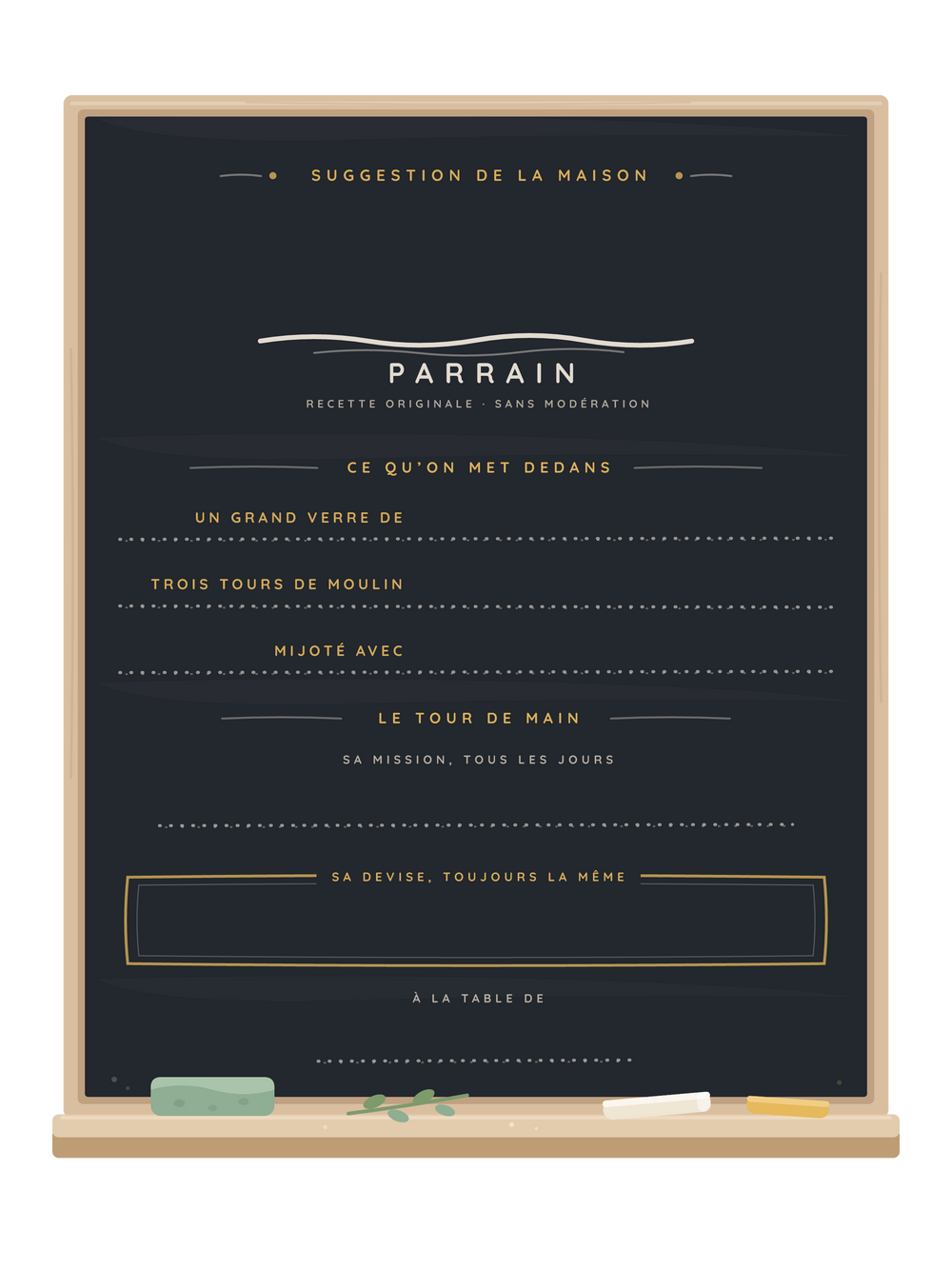 La recette d'un super parrain