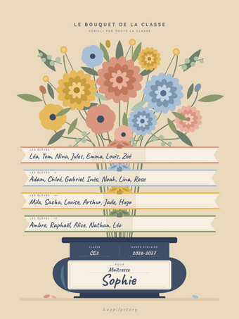 Le bouquet de la classe