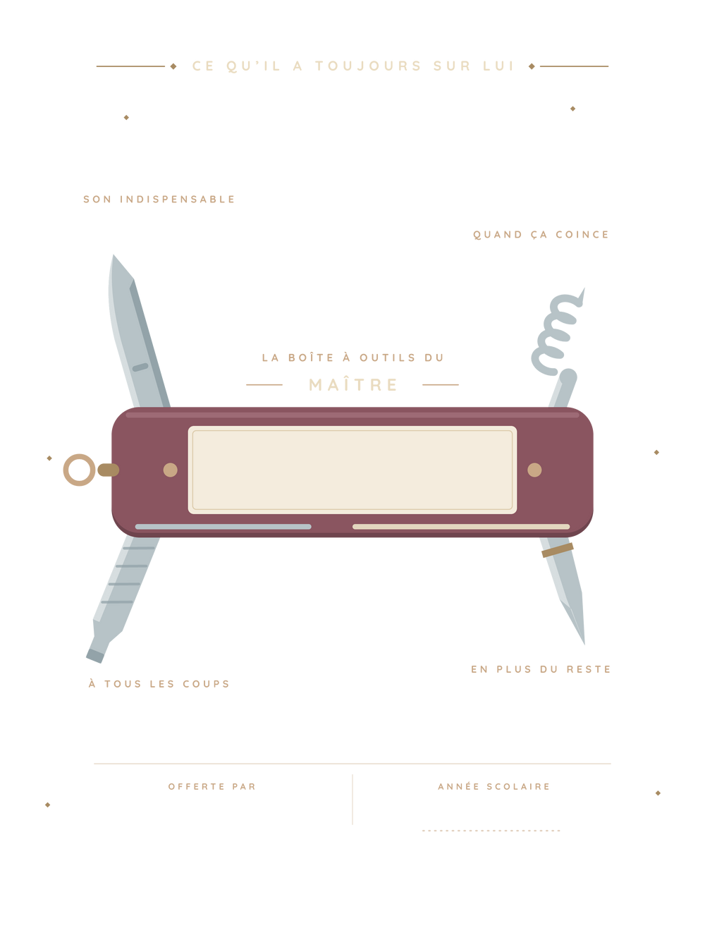 La boîte à outils du maître