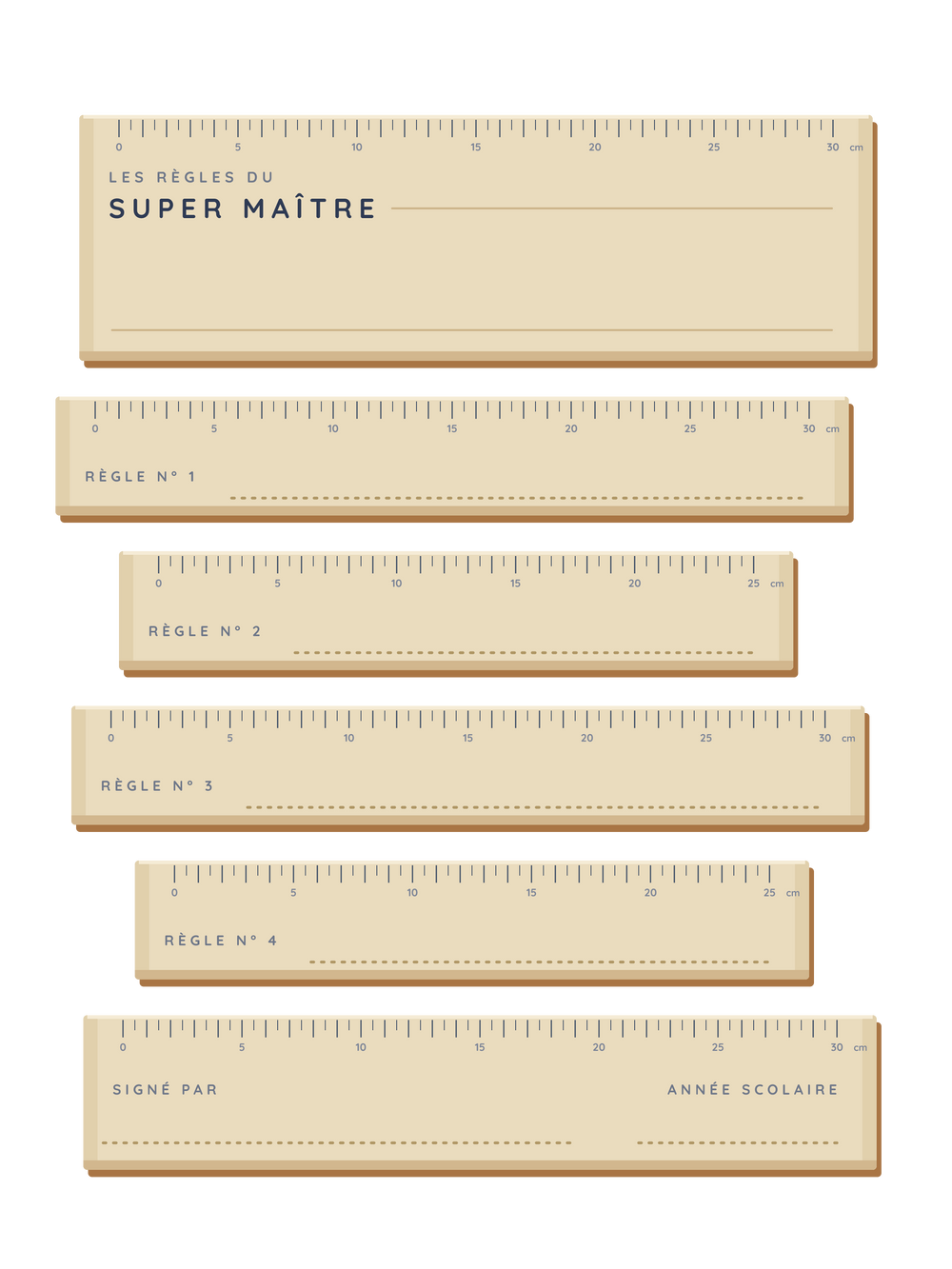 Les règles d'un super maître