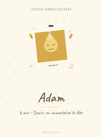 Affiche Anniversaire — Photobooth