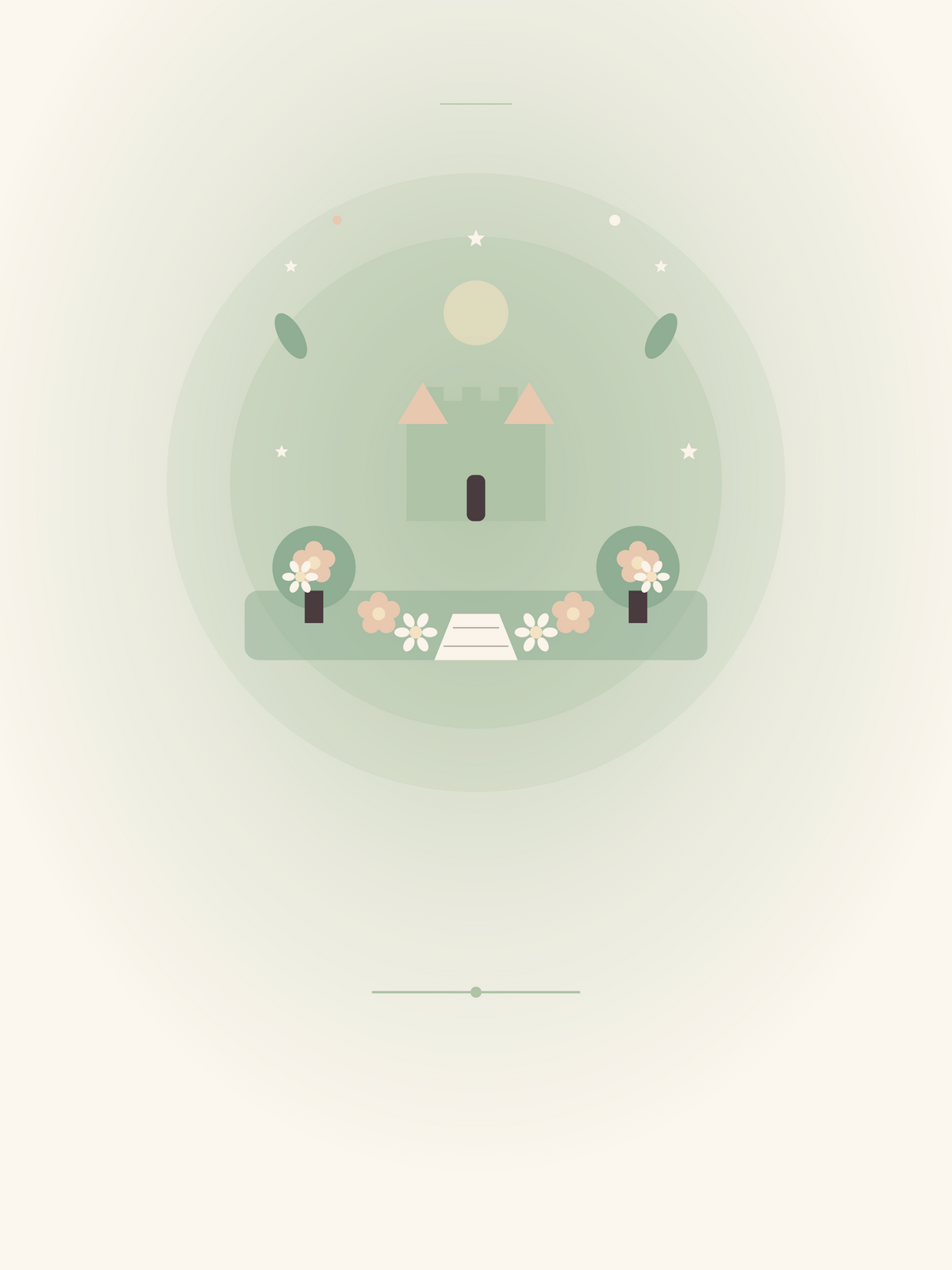 Affiche Château — Jardin du château