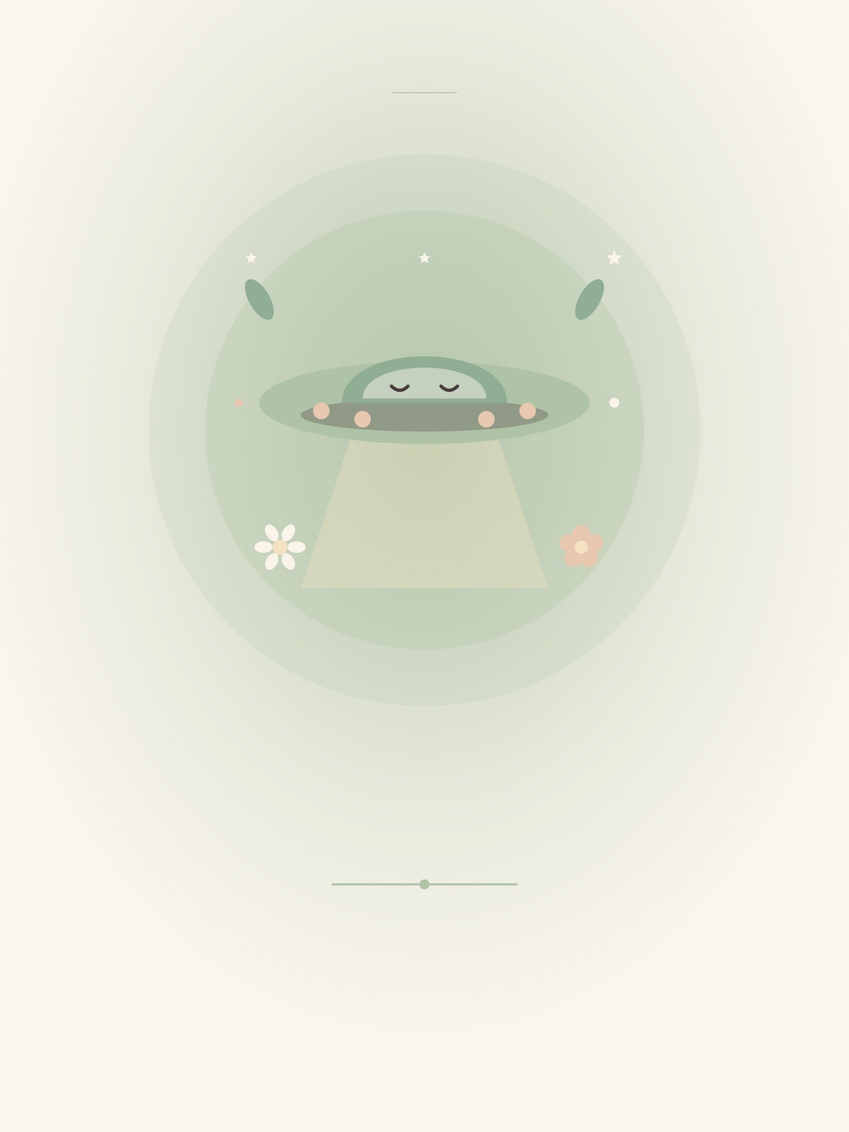 Affiche Espace — Petit OVNI