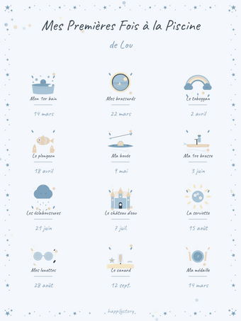 Affiche Mes Premières Fois à la Piscine