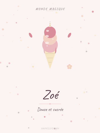 Affiche Monde Magique — Glace arc-en-ciel