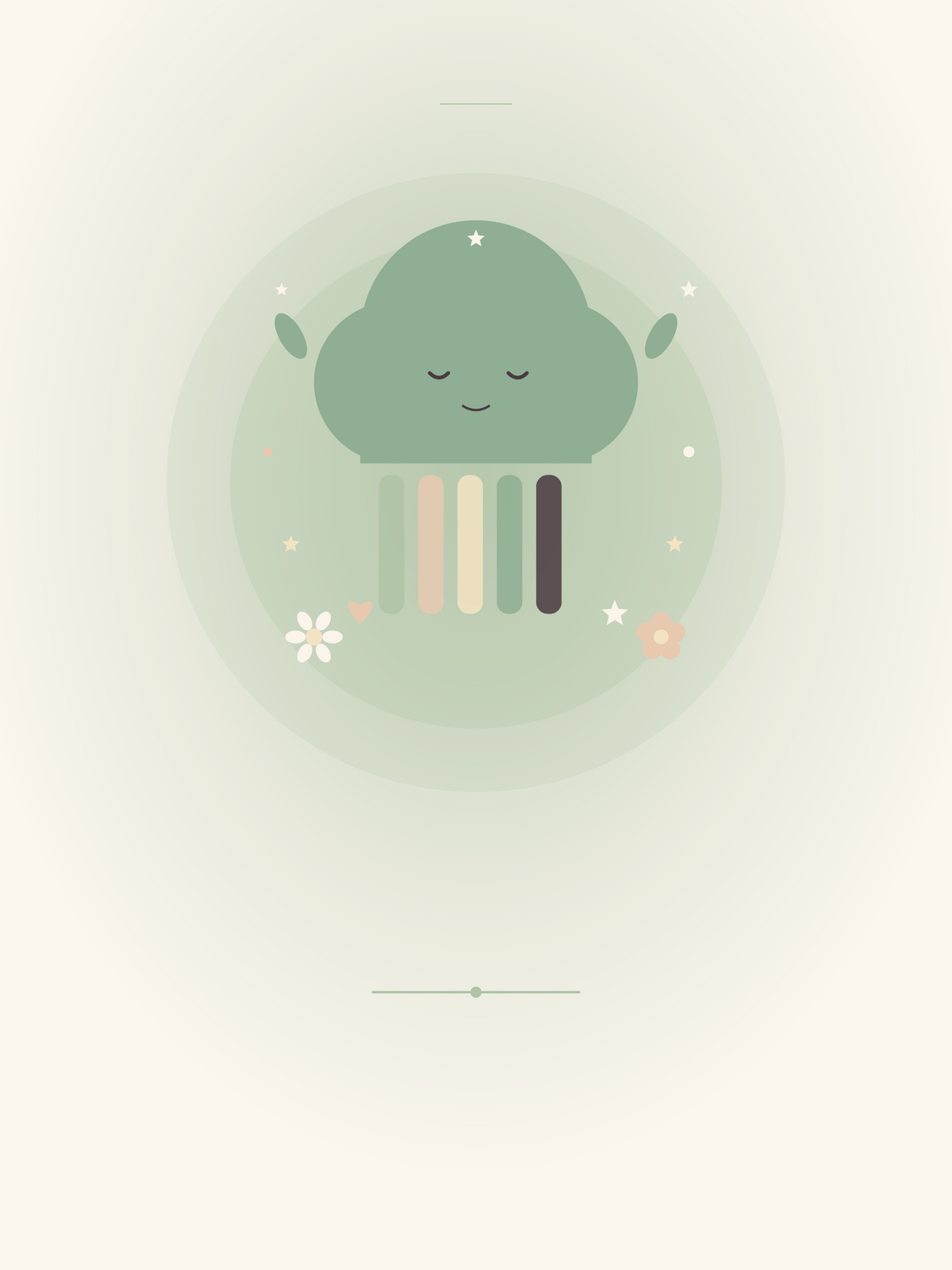 Affiche Monde Magique — Nuage arc-en-ciel