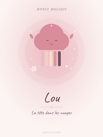 Affiche Monde Magique — Nuage arc-en-ciel