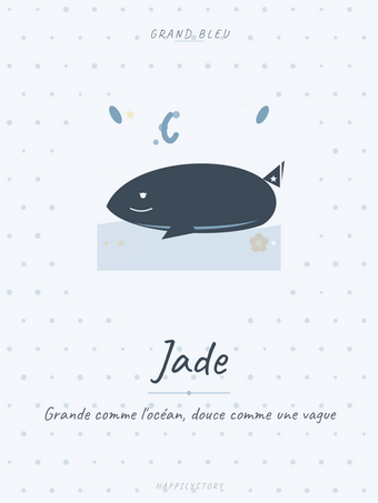 Affiche Ciel & Mer — Baleine