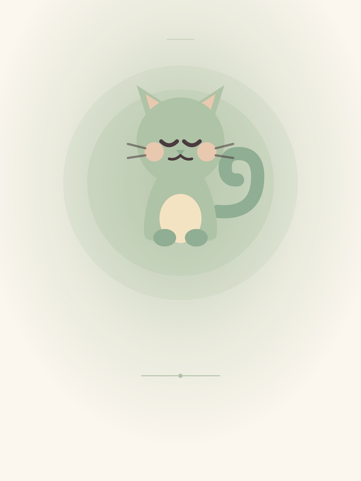 Affiche Naissance — Petit chaton