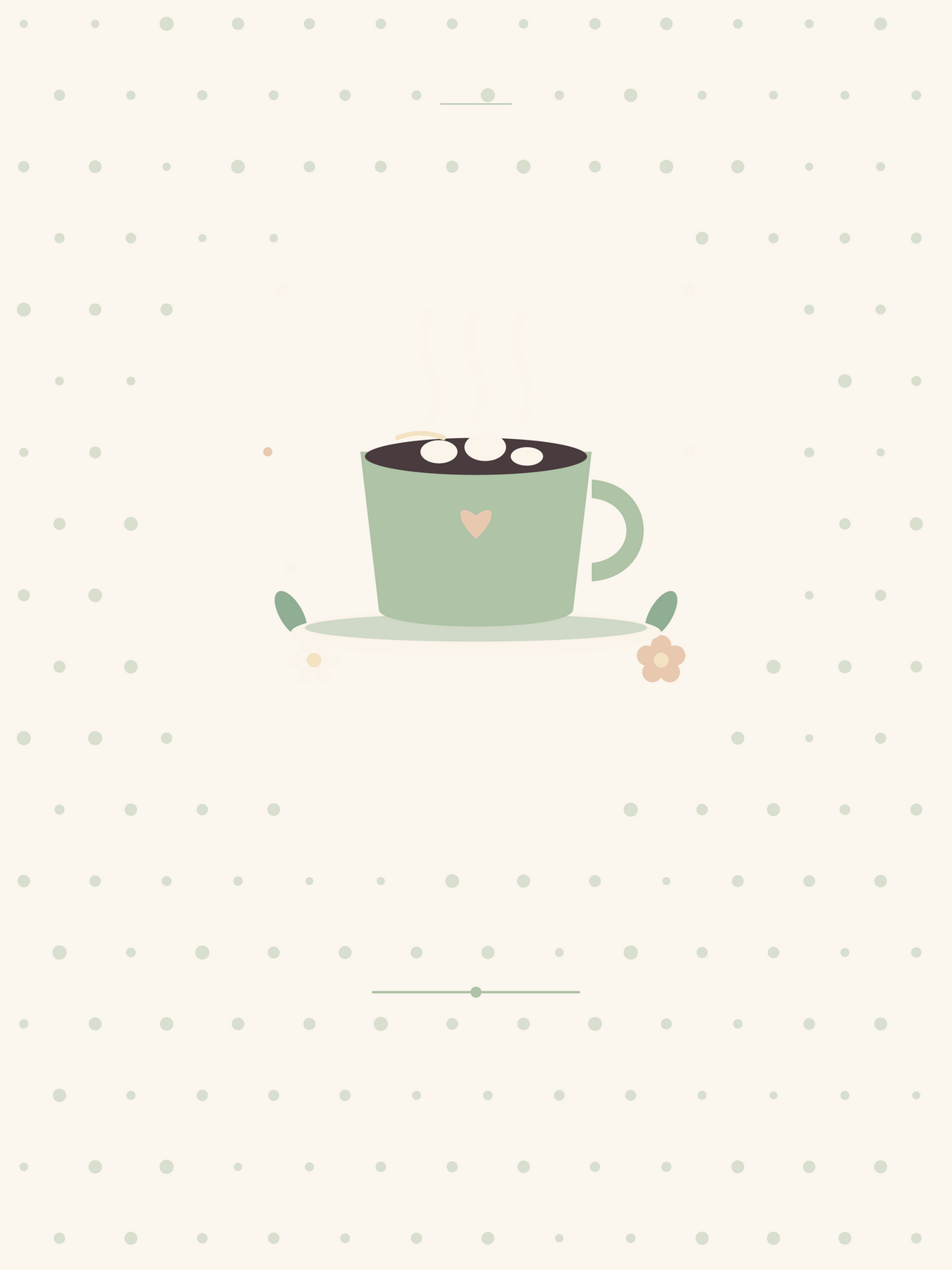 Affiche Noël — Chocolat chaud