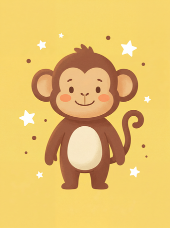 Affiche Singe