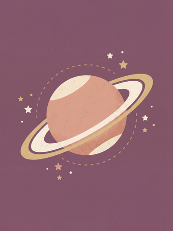 Affiche Saturne