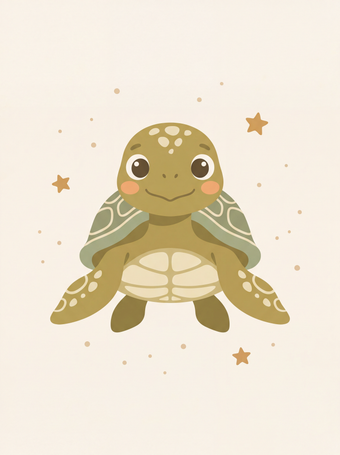 Affiche Tortue