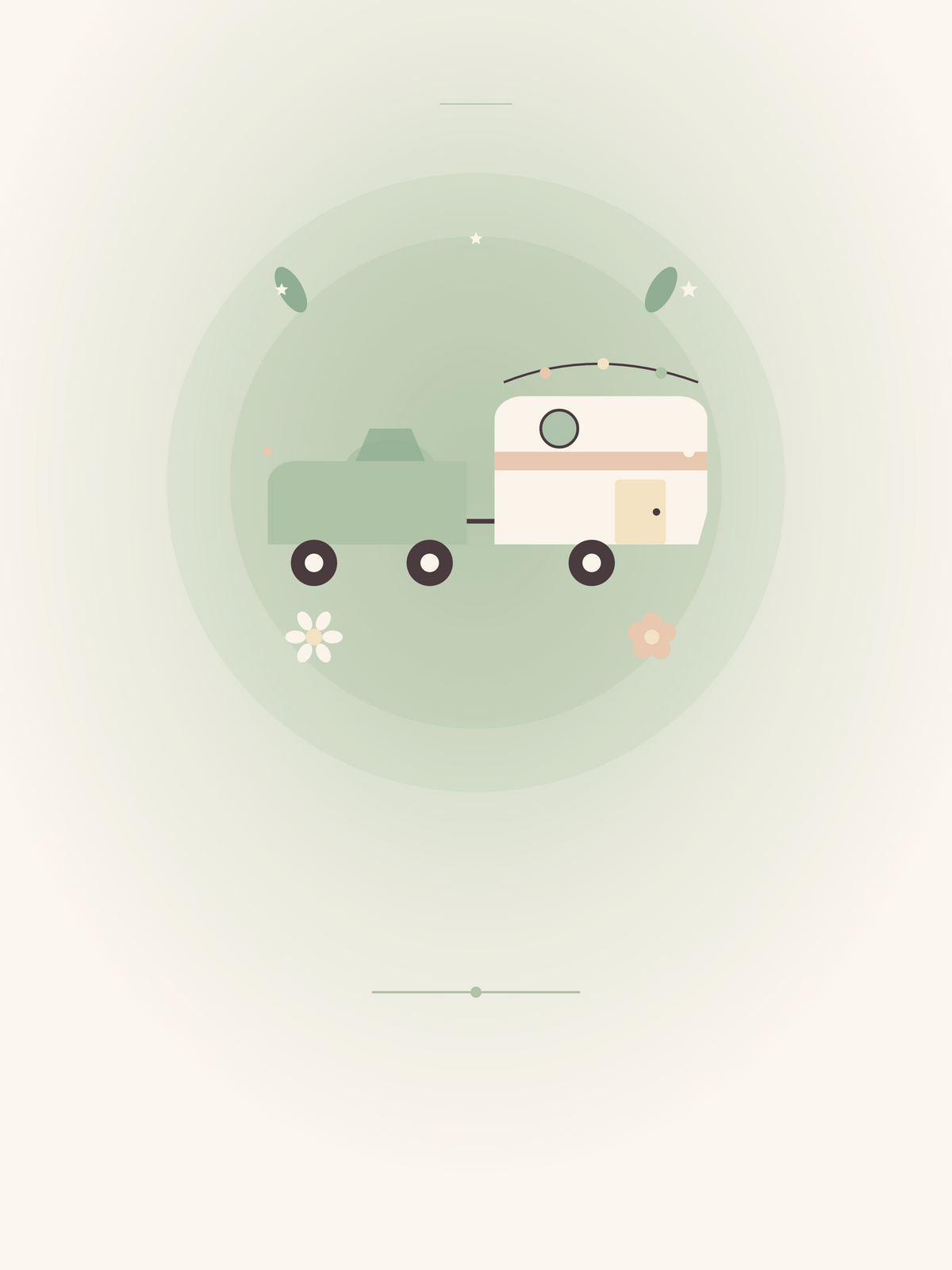 Affiche Véhicules — Caravane de voyage