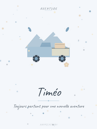 Affiche Véhicules — Pickup aventure