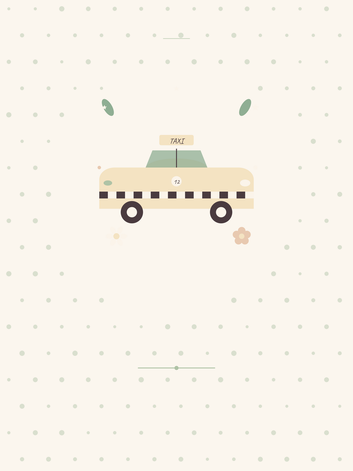 Affiche Véhicules — Taxi jaune
