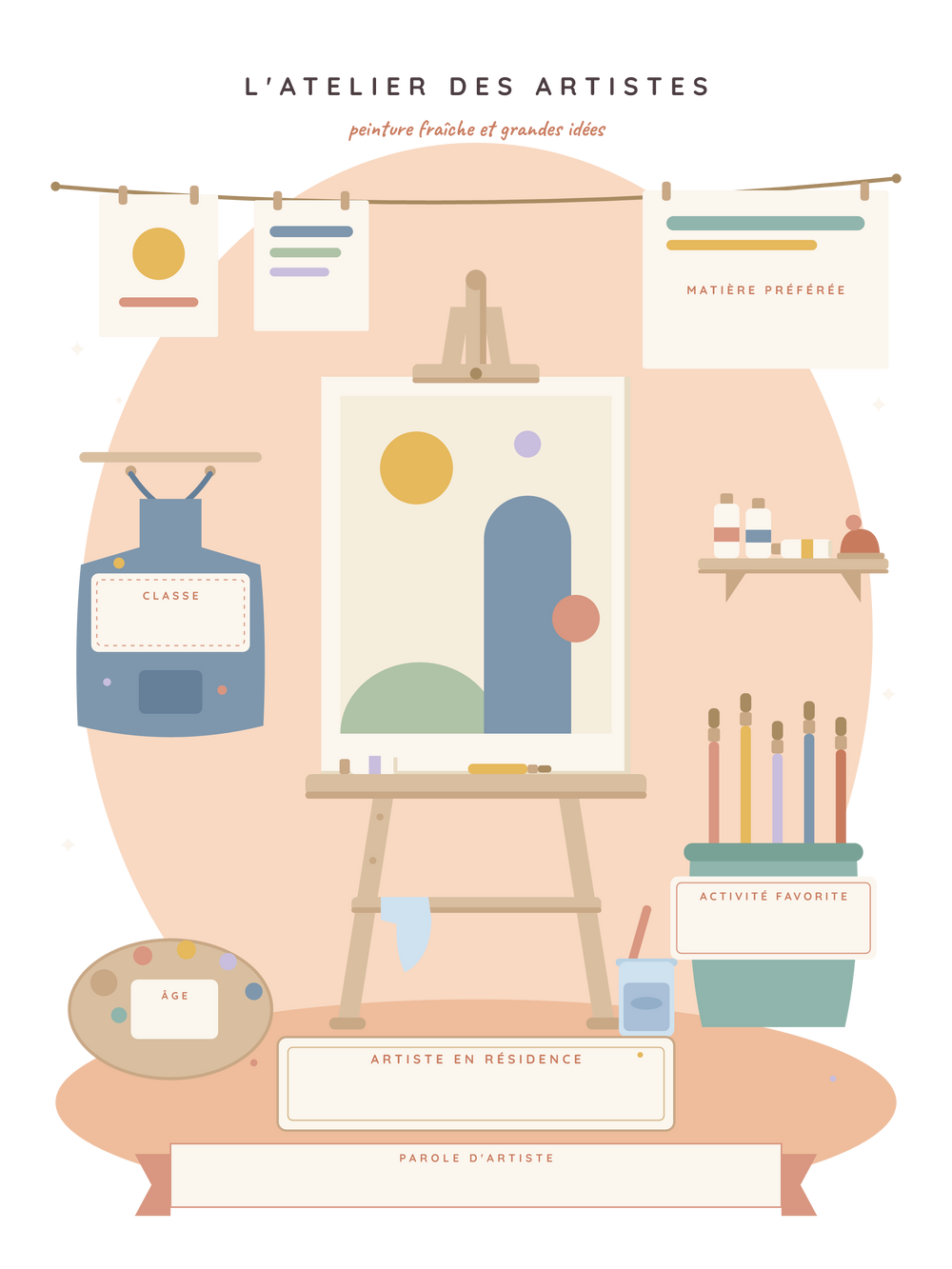 Poster enfant personnalisable | L'atelier des artistes