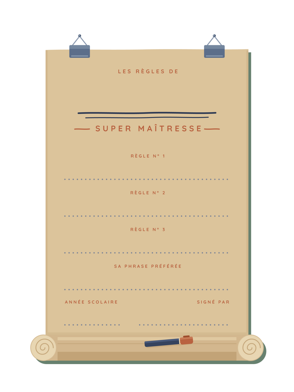 Les règles d'une super maîtresse