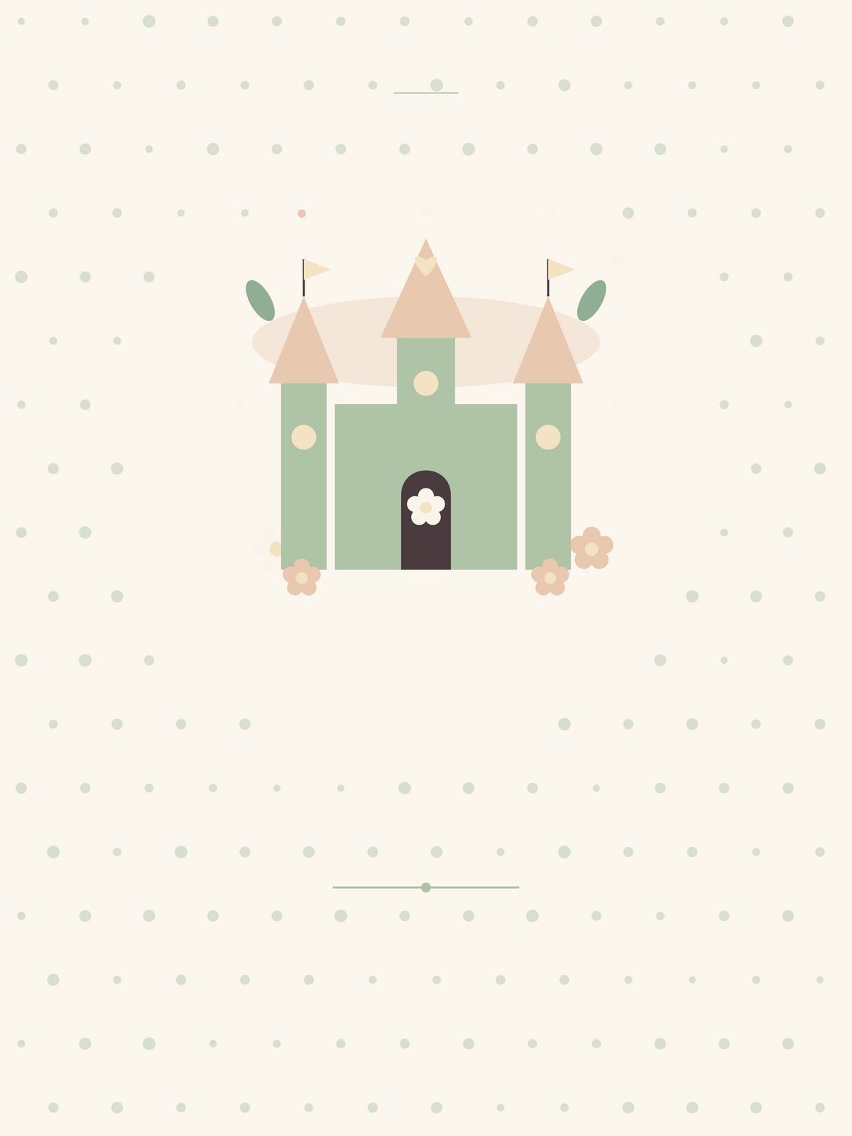 Affiche Chambre enfant — Château de princesse
