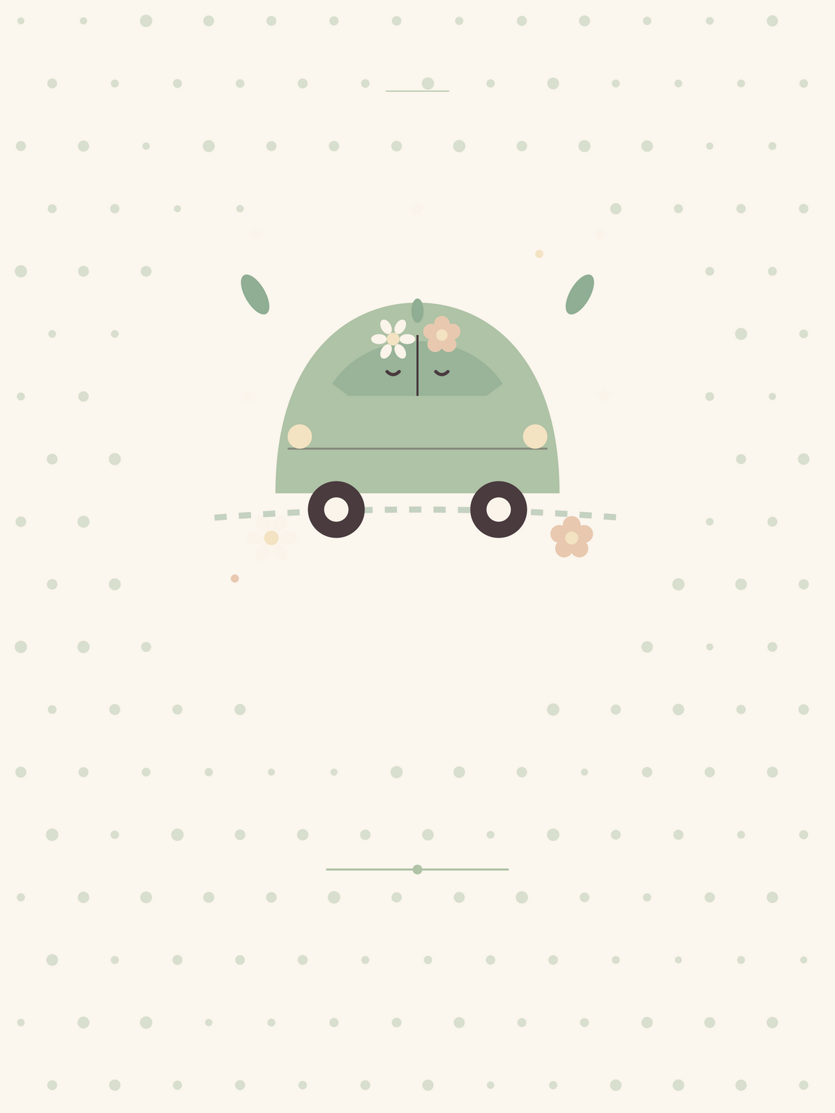 Affiche Chambre enfant — Petite voiture