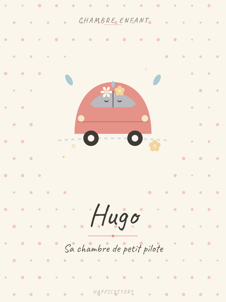 Affiche Chambre enfant — Petite voiture