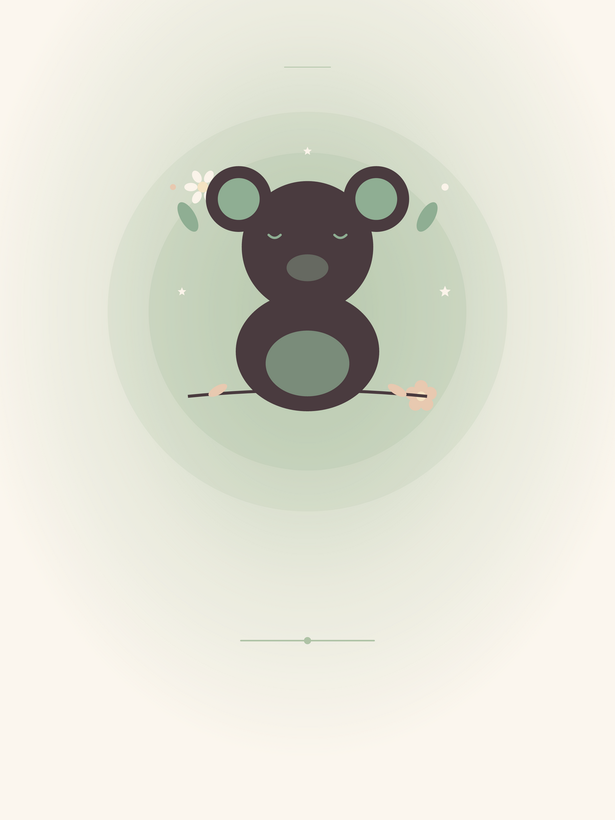 Affiche Naissance — Petit koala