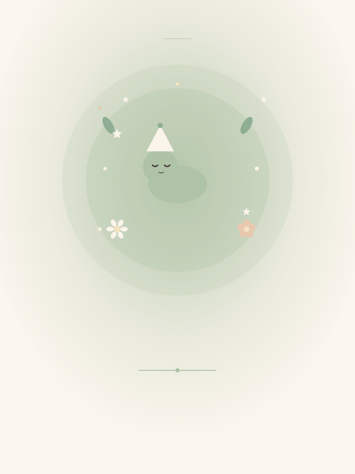 Affiche Naissance — Lune berçante