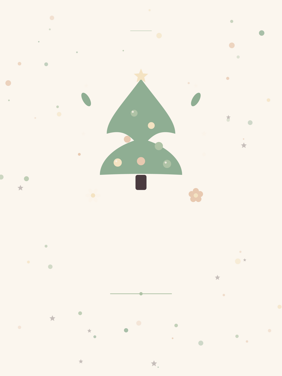 Affiche Noël — Sapin décoré