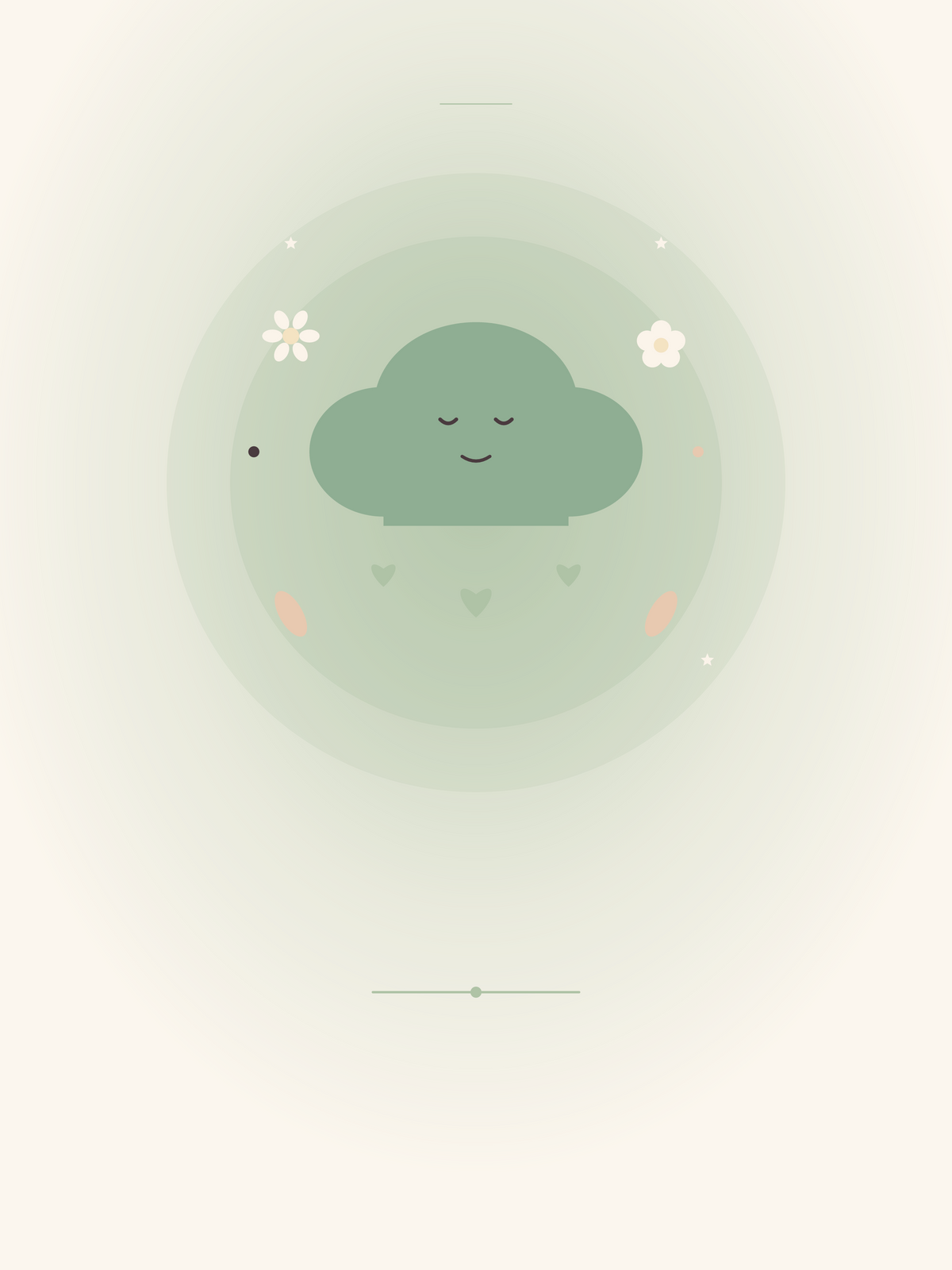 Affiche Saint-Valentin — Cœur sur son nuage